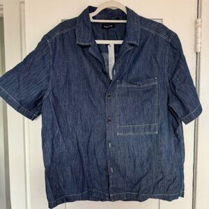 KOTN Men's Denim Camp Shirt
